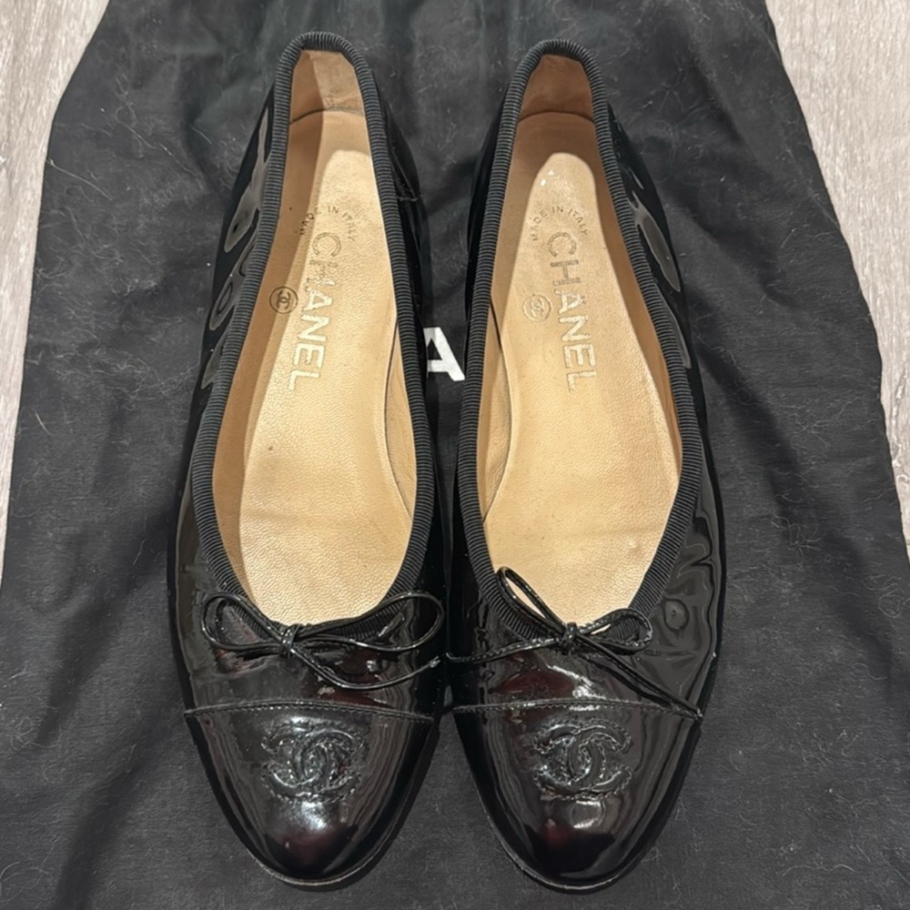 Authentic Chanel ballet flats